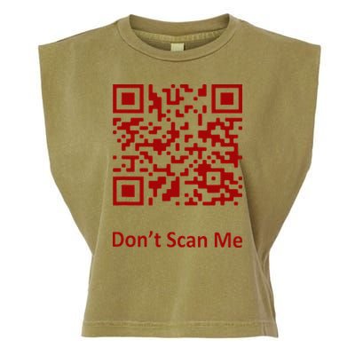 Funny Rick Roll Meme QR Code Scan for Laughs and Fun Garment-Dyed Women's Muscle Tee
