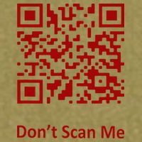 Funny Rick Roll Meme QR Code Scan for Laughs and Fun Garment-Dyed Women's Muscle Tee