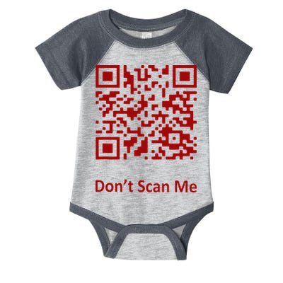 Funny Rick Roll Meme QR Code Scan for Laughs and Fun Infant Baby Jersey Bodysuit