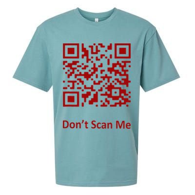 Funny Rick Roll Meme QR Code Scan for Laughs and Fun Sueded Cloud Jersey T-Shirt