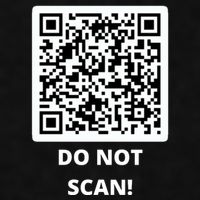Funny Rick Roll Meme QR Code Do Not Scan Design Ladies PosiCharge Tri-Blend Wicking Tank