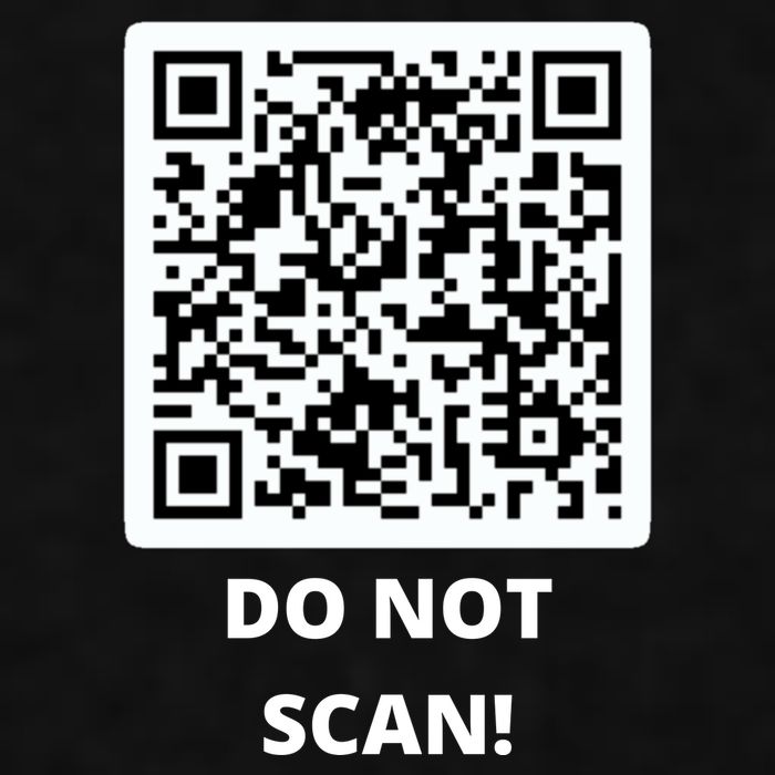 Funny Rick Roll Meme QR Code Do Not Scan Design Ladies PosiCharge Tri-Blend Wicking Tank