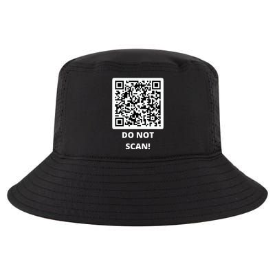 Funny Rick Roll Meme QR Code Do Not Scan Design Cool Comfort Performance Bucket Hat