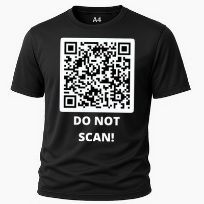 Funny Rick Roll Meme QR Code Do Not Scan Design Performance Shirt