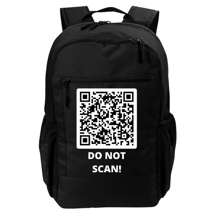 Funny Rick Roll Meme QR Code Do Not Scan Design Daily Commute Backpack