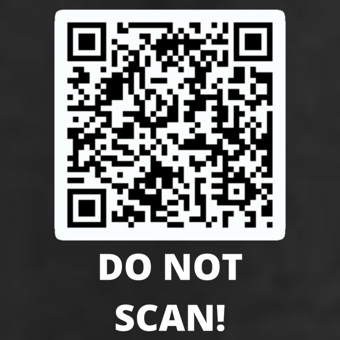Funny Rick Roll Meme QR Code Do Not Scan Design Adult Drive Performance Visor