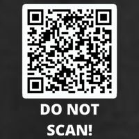 Funny Rick Roll Meme QR Code Do Not Scan Design Knit Cap Winter Beanie