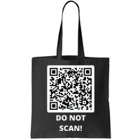 Funny Rick Roll Meme QR Code Do Not Scan Design Bag