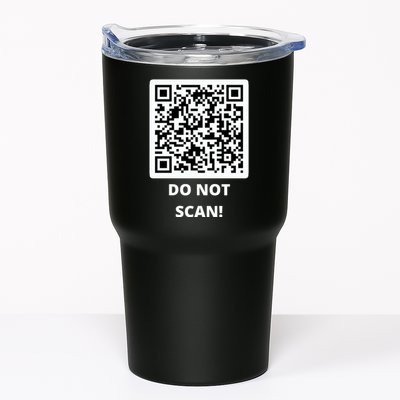 Funny Rick Roll Meme QR Code Do Not Scan Design Tumbler