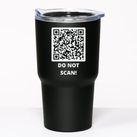 Funny Rick Roll Meme QR Code Do Not Scan Design Tumbler