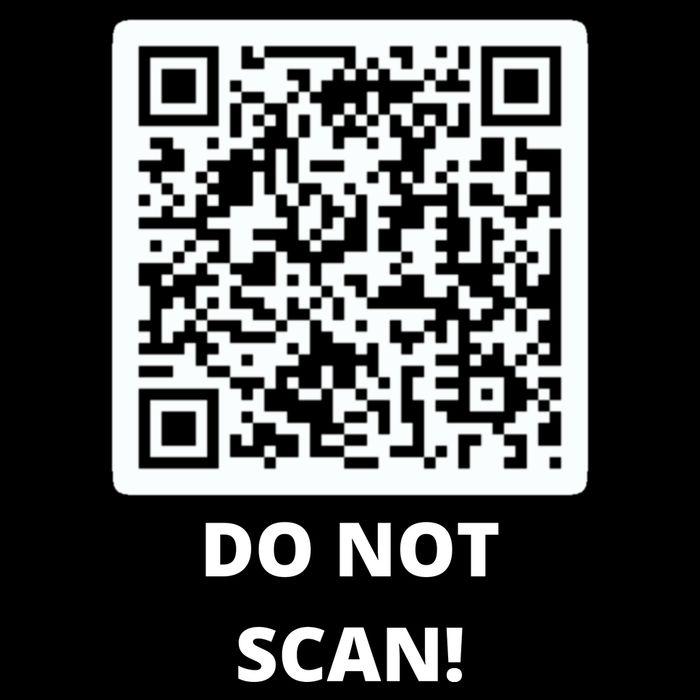 Funny Rick Roll Meme QR Code Do Not Scan Design Premium T-Shirt