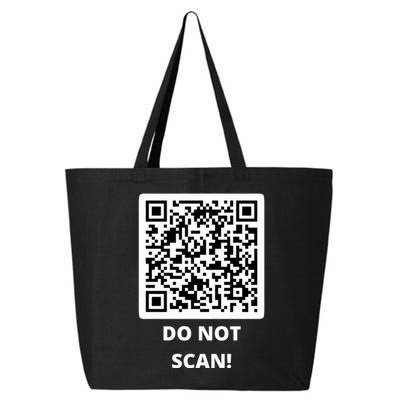 Funny Rick Roll Meme QR Code Do Not Scan Design 25L Jumbo Tote