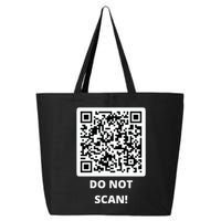 Funny Rick Roll Meme QR Code Do Not Scan Design 25L Jumbo Tote