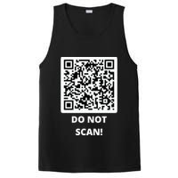 Funny Rick Roll Meme QR Code Do Not Scan Design PosiCharge Competitor Tank