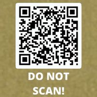 Funny Rick Roll Meme QR Code Do Not Scan Design Garment-Dyed Women's Muscle Tee