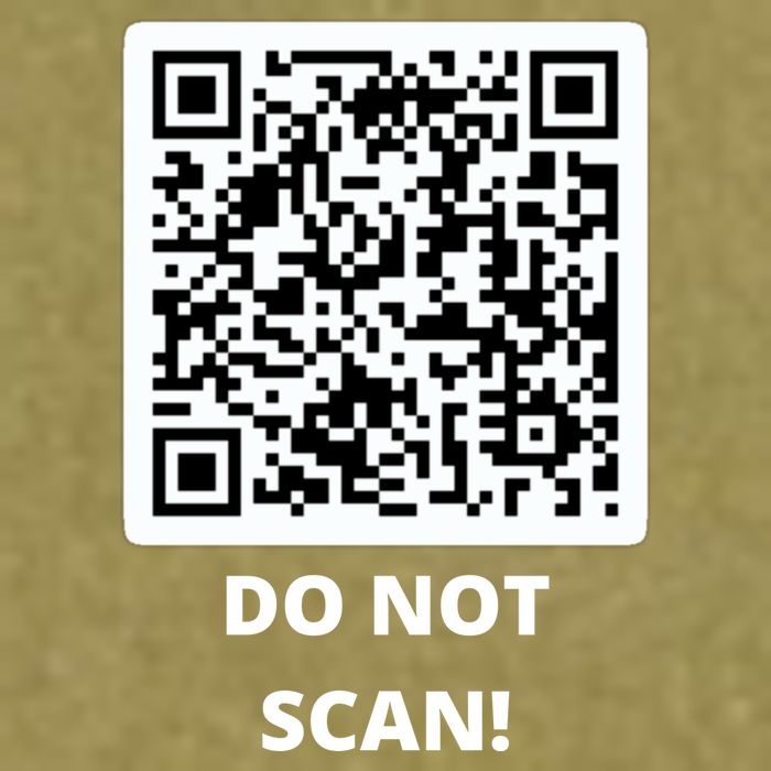 Funny Rick Roll Meme QR Code Do Not Scan Design Garment-Dyed Women's Muscle Tee