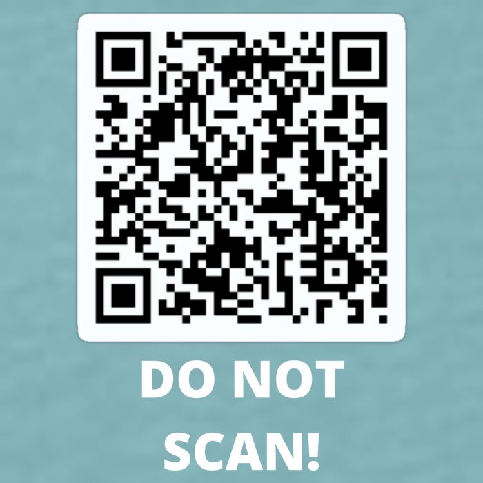 Funny Rick Roll Meme QR Code Do Not Scan Design Sueded Cloud Jersey T-Shirt