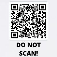 Funny Rick Roll Meme QR Code Do Not Scan Design Garment-Dyed Sweatshirt