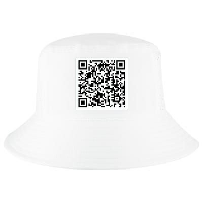Funny 'Rick Roll QR' Code Scan Prank Meme Design Cool Comfort Performance Bucket Hat
