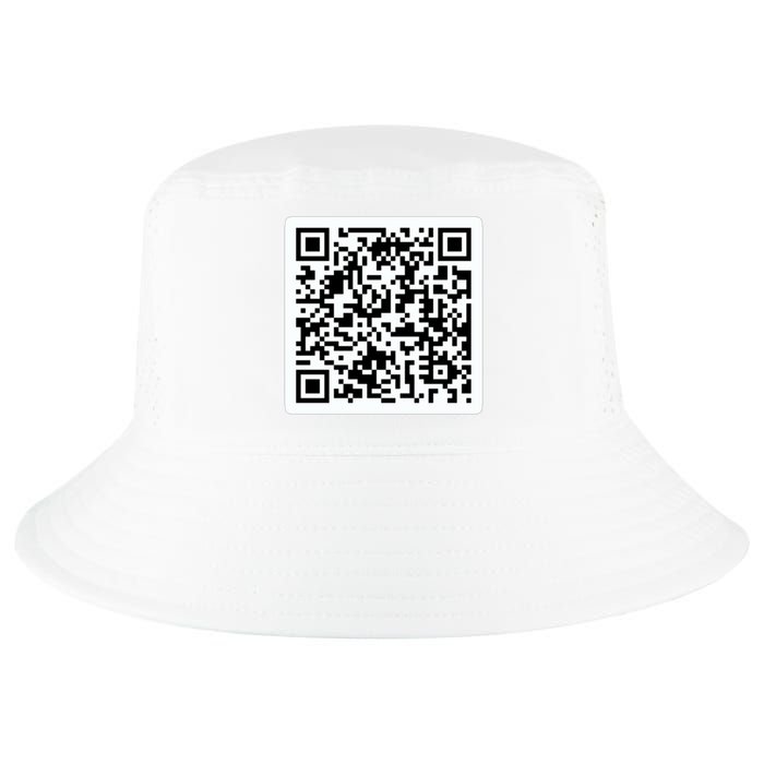 Funny 'Rick Roll QR' Code Scan Prank Meme Design Cool Comfort Performance Bucket Hat