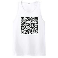 Funny 'Rick Roll QR' Code Scan Prank Meme Design PosiCharge Competitor Tank