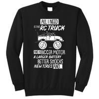 Funny Rc Racing Rc Truck Radio Controlled Rc Car Saying Funny Gift Sweatshirt