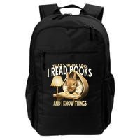 Funny Rabbit Reading Book That Is What I Do Backpack