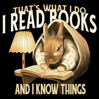 Funny Rabbit Reading Book That Is What I Do Backpack