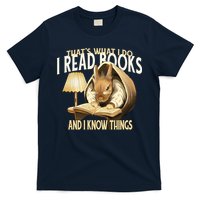 Funny Rabbit Reading Book That Is What I Do T-Shirt