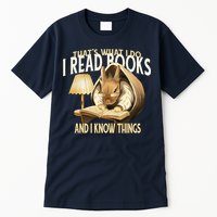 Funny Rabbit Reading Book That Is What I Do Tall T-Shirt