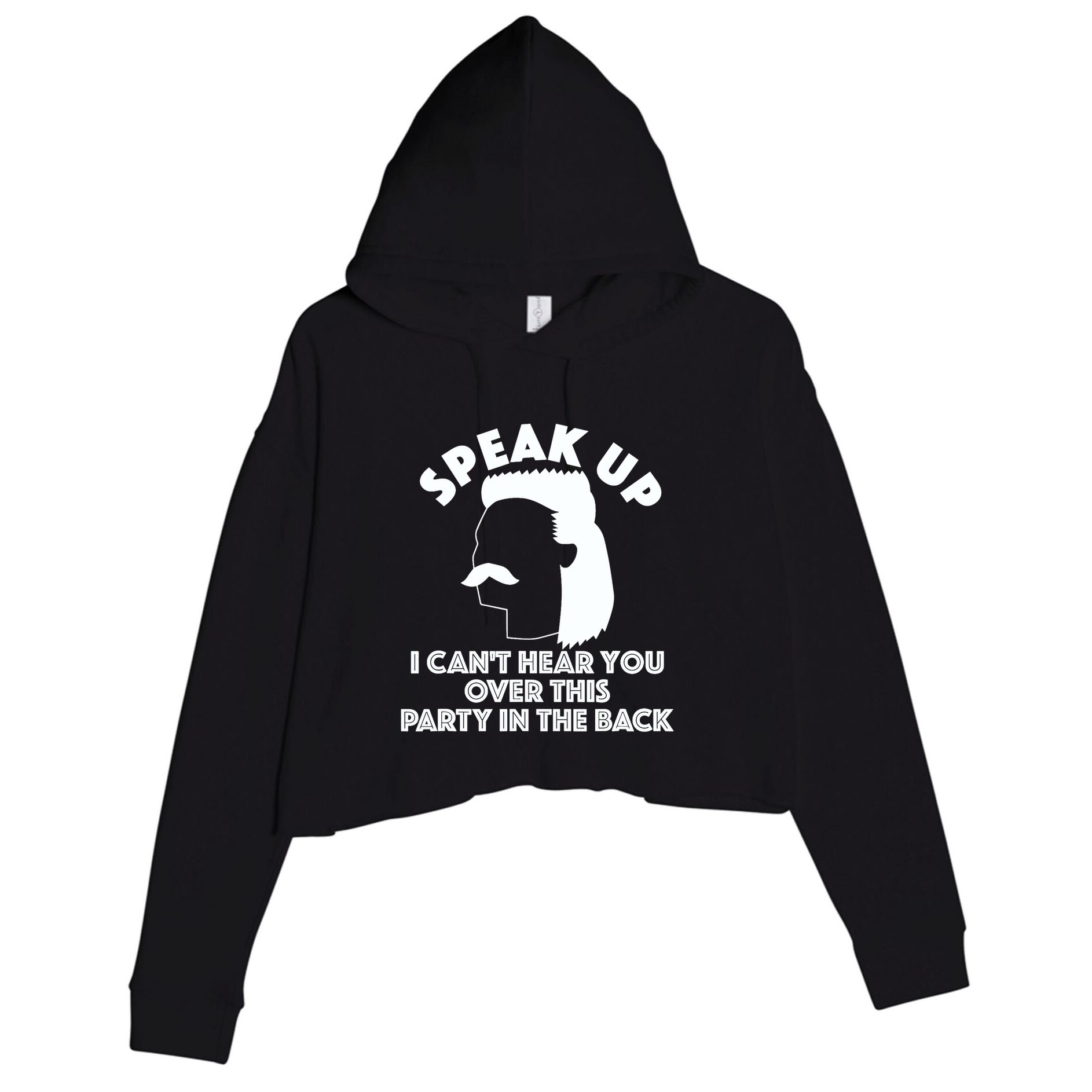 Funny Redneck, Redneck Gift, Funny Redneck Mullet Crop Fleece Hoodie