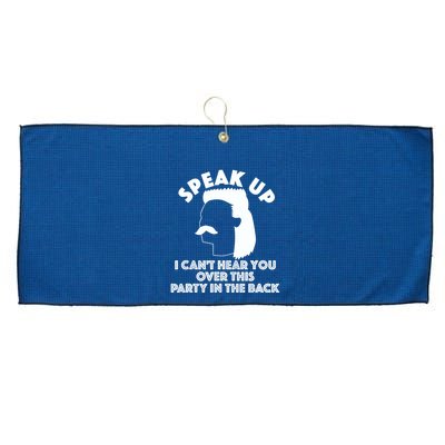 Funny Redneck, Redneck Gift, Funny Redneck Mullet Large Microfiber Waffle Golf Towel