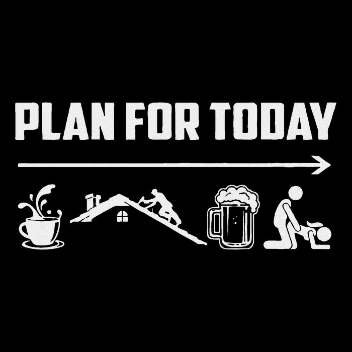 Funny Roofing Roofer Plan For Today Coffee Roofing Beer City Backpack