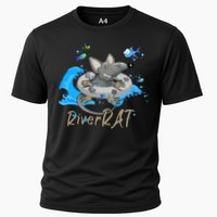 Funny River RAT Tubing Down The River Cooling Performance Crew T-Shirt