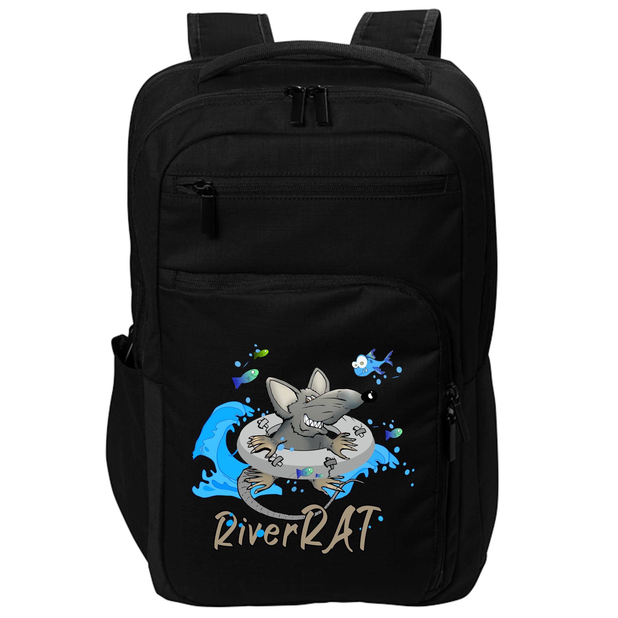 Funny River RAT Tubing Down The River Impact Tech Backpack