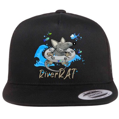 Funny River RAT Tubing Down The River Flatbill Hat