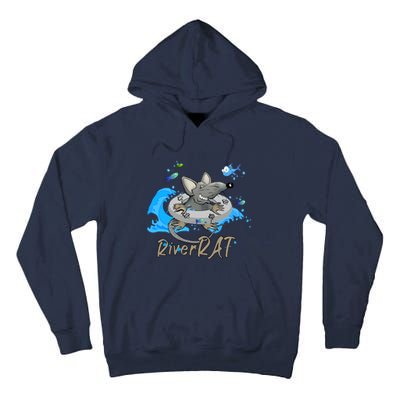 Funny River RAT Tubing Down The River Tall Hoodie