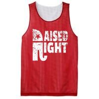 Funny Raised Right Elephant Vote Republican Party Red State Mesh Reversible Basketball Jersey Tank