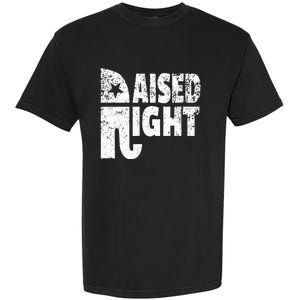 Funny Raised Right Elephant Vote Republican Party Red State Garment-Dyed Heavyweight T-Shirt