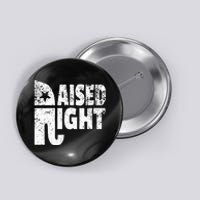 Funny Raised Right Elephant Vote Republican Party Red State Button