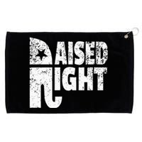 Funny Raised Right Elephant Vote Republican Party Red State Grommeted Golf Towel