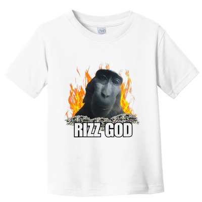 Funny Rizz Rizzler Rizz God Slang Meme Trending Social Media Toddler T-Shirt