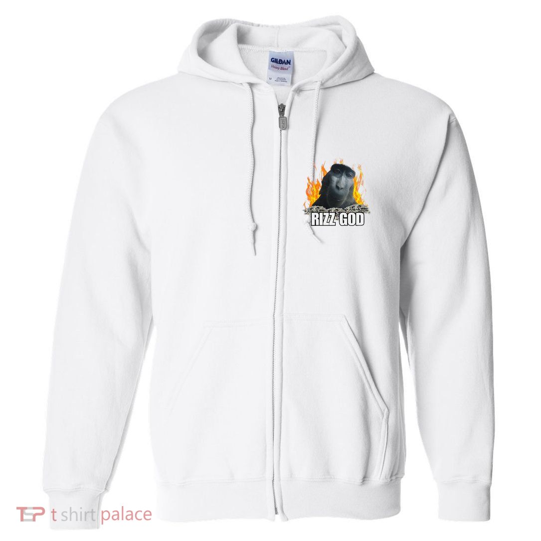 Funny Rizz Rizzler Rizz God Slang Meme Trending Social Media Full Zip Hoodie