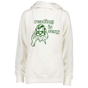 Funny Rory Reading Is Sexy Womens Funnel Neck Pullover Hood