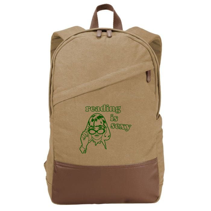 Funny Rory Reading Is Sexy Cotton Canvas Backpack