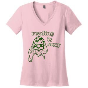 Funny Rory Reading Is Sexy Women's V-Neck T-Shirt