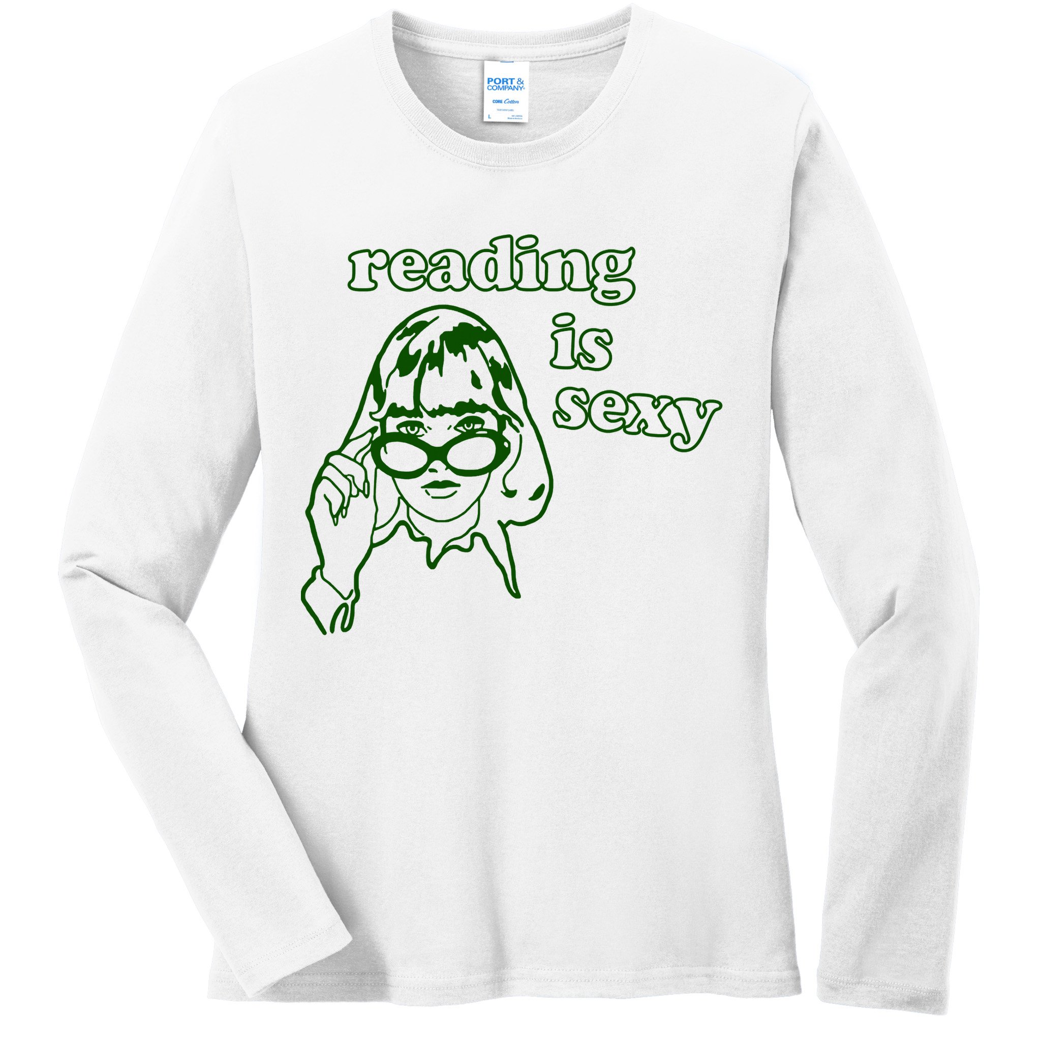 Funny Rory Reading Is Sexy Ladies Long Sleeve Shirt