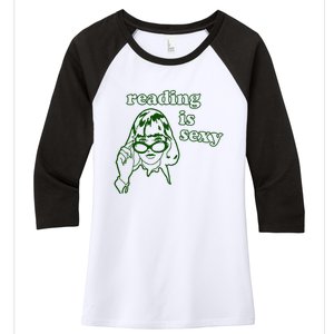 Funny Rory Reading Is Sexy Women's Tri-Blend 3/4-Sleeve Raglan Shirt