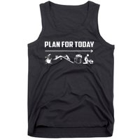 Funny Roofing Roofer Plan For Today Coffee Roofing Beer Tank Top