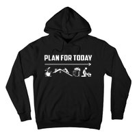 Funny Roofing Roofer Plan For Today Coffee Roofing Beer Hoodie